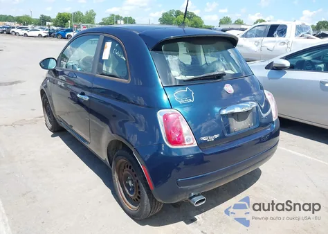 2013 Fiat 500 Pop z USA, uszkodzony, nr VIN 3C3CFFAR9DT543744